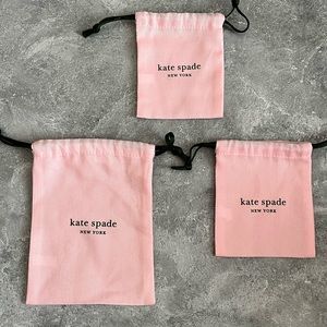 3 Kate Spade dust covers pouches bags